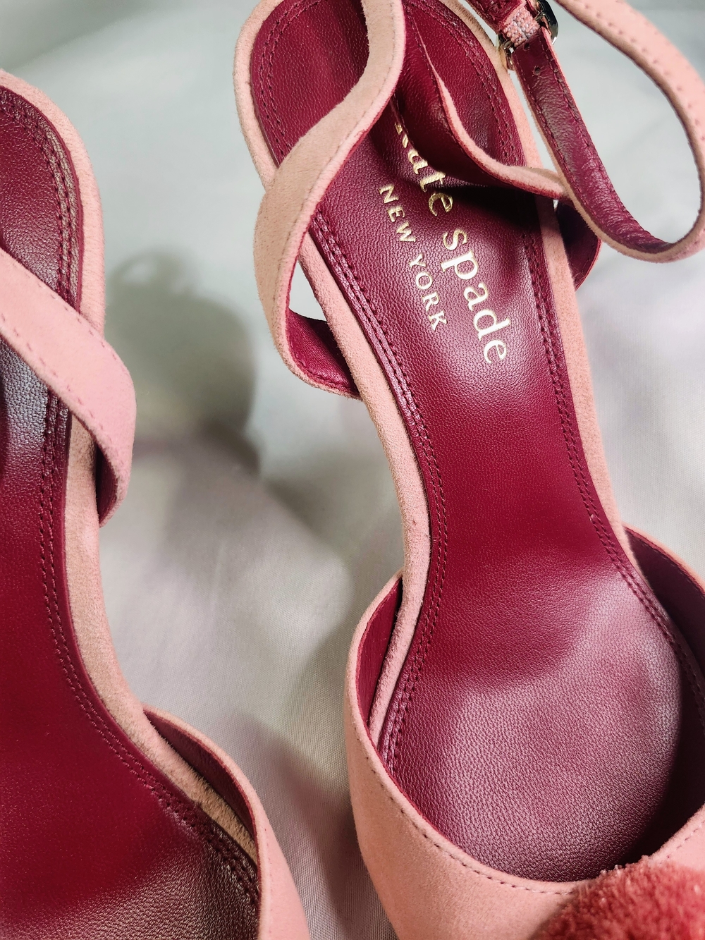 Kate Spade Pink Pom-Pom Pointed Toe Pumps - Picture 3 of 8